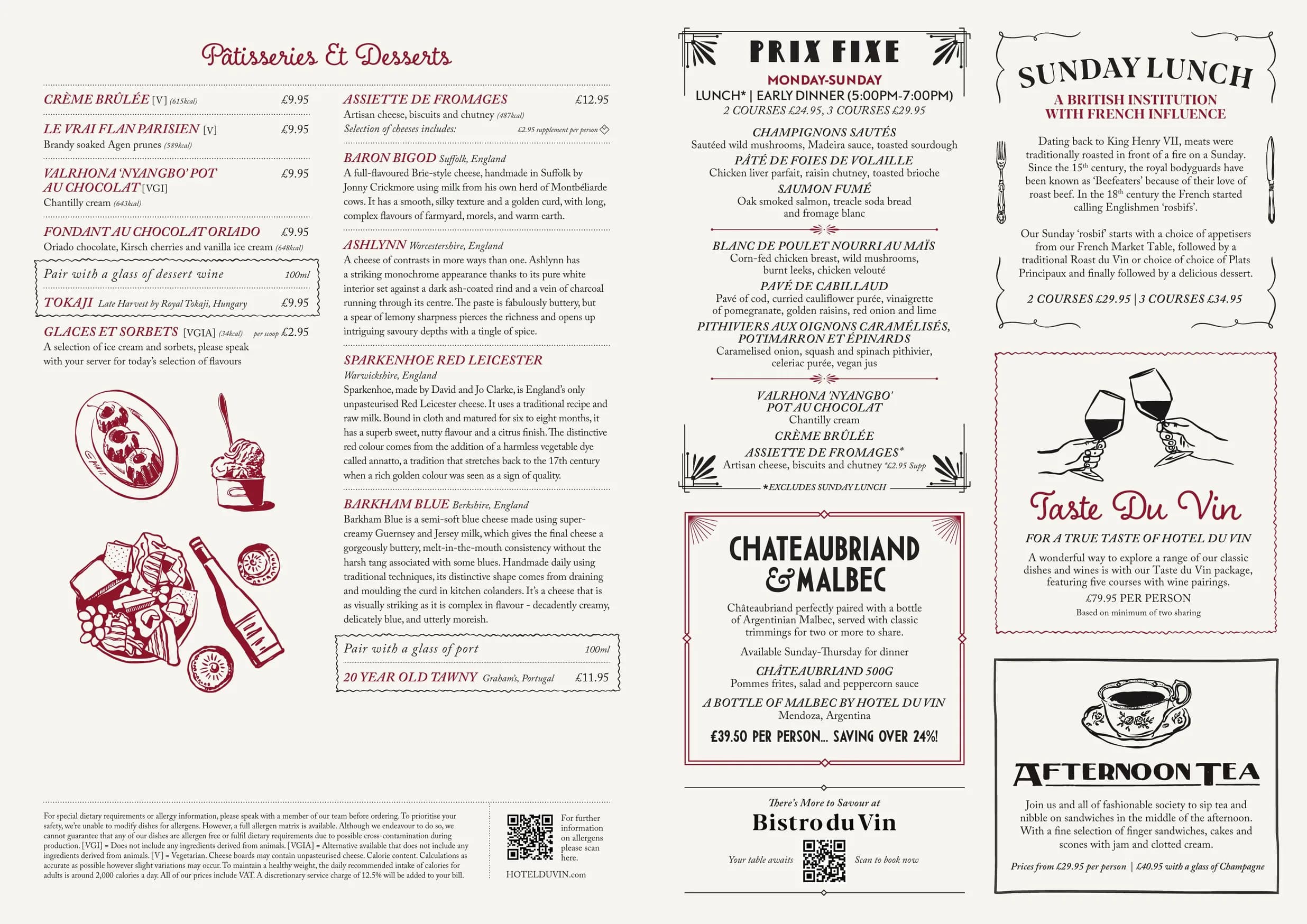 Bistro du Vin menu, page 6