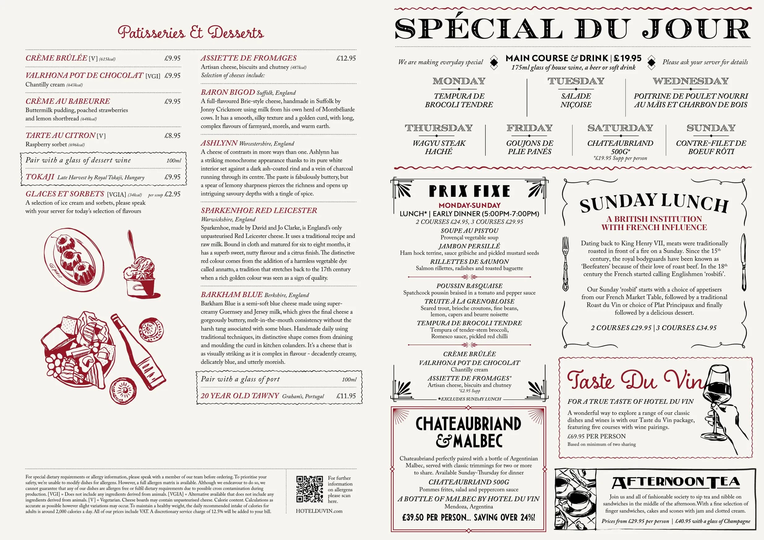 Bistro du Vin Cambridge menu, page 6