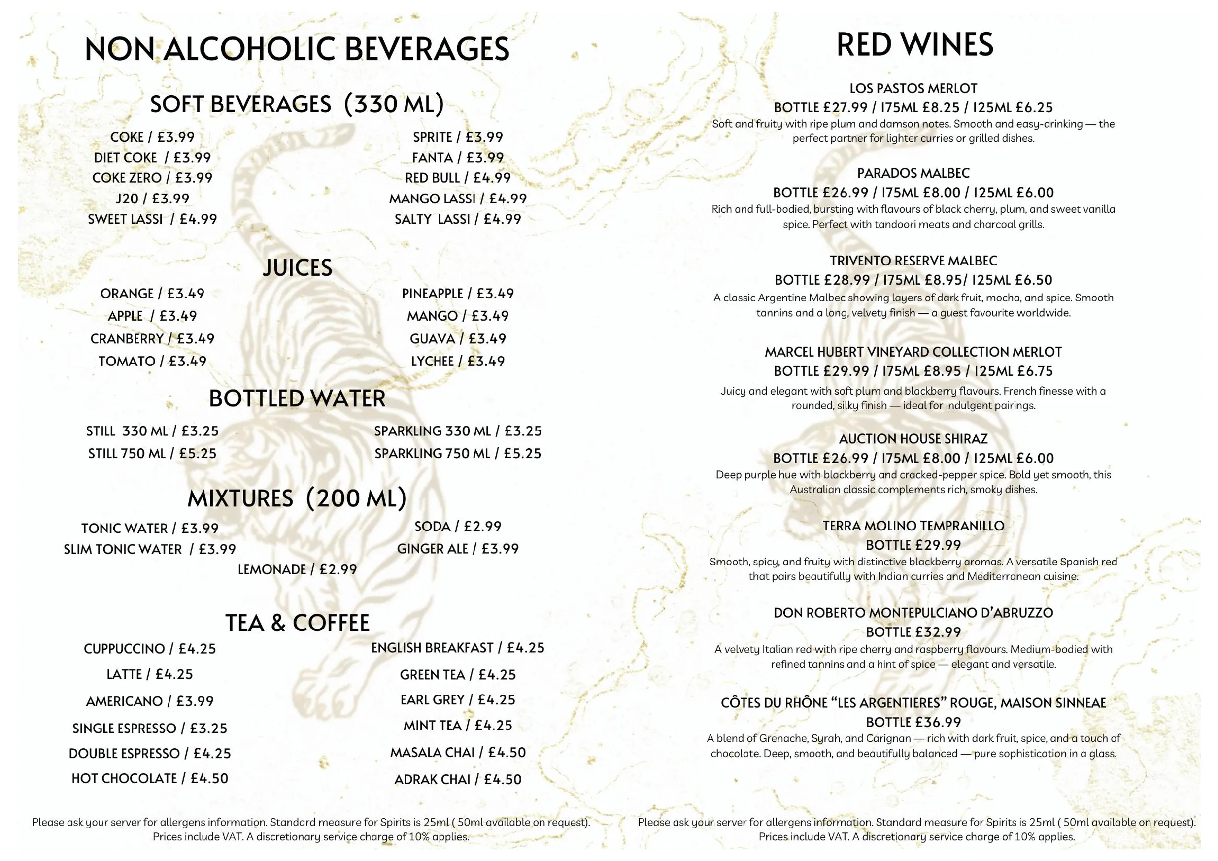 Chor Bazaarr Restaurant & Bar menu, page 20