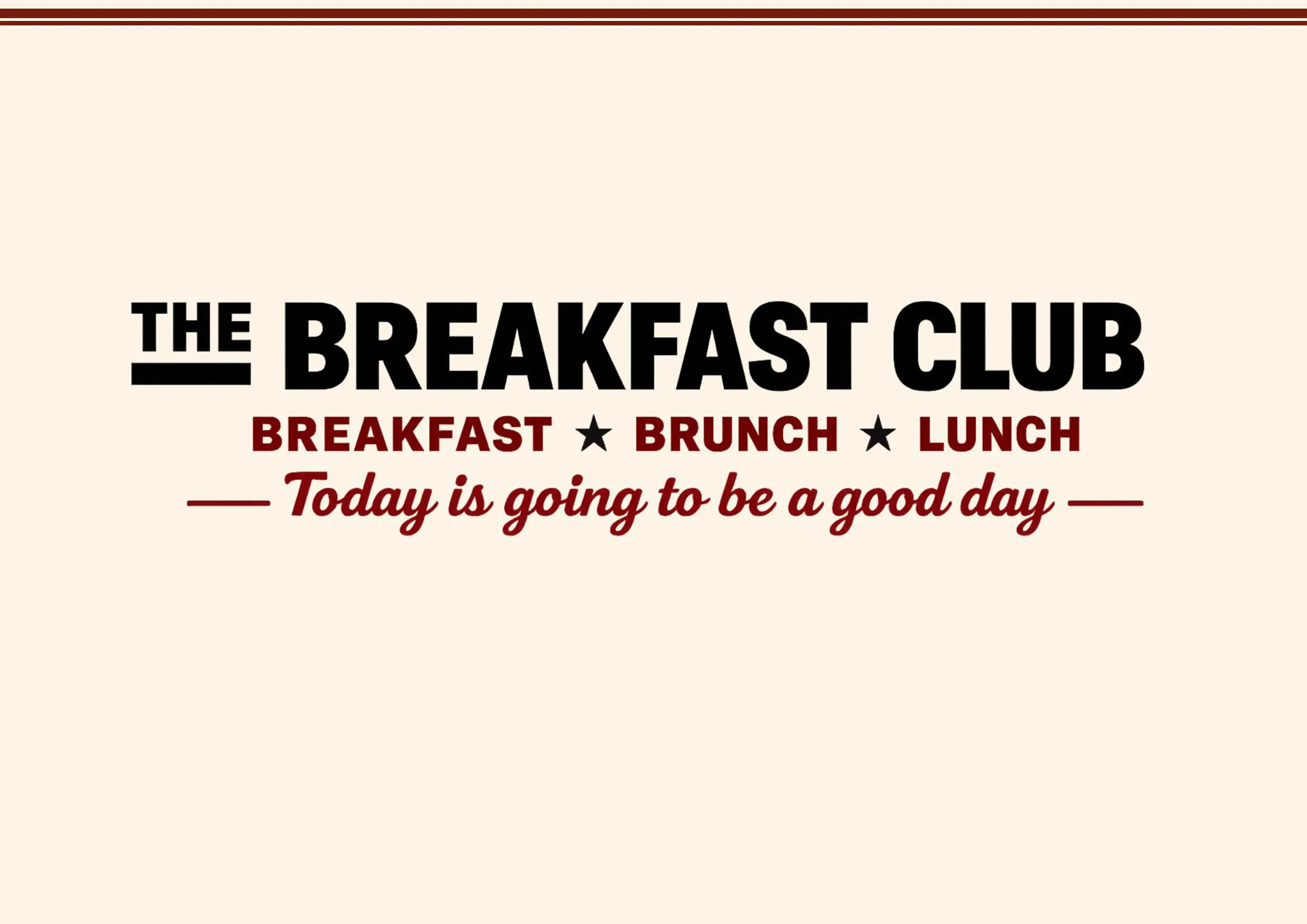 The Breakfast Club menu, page 2
