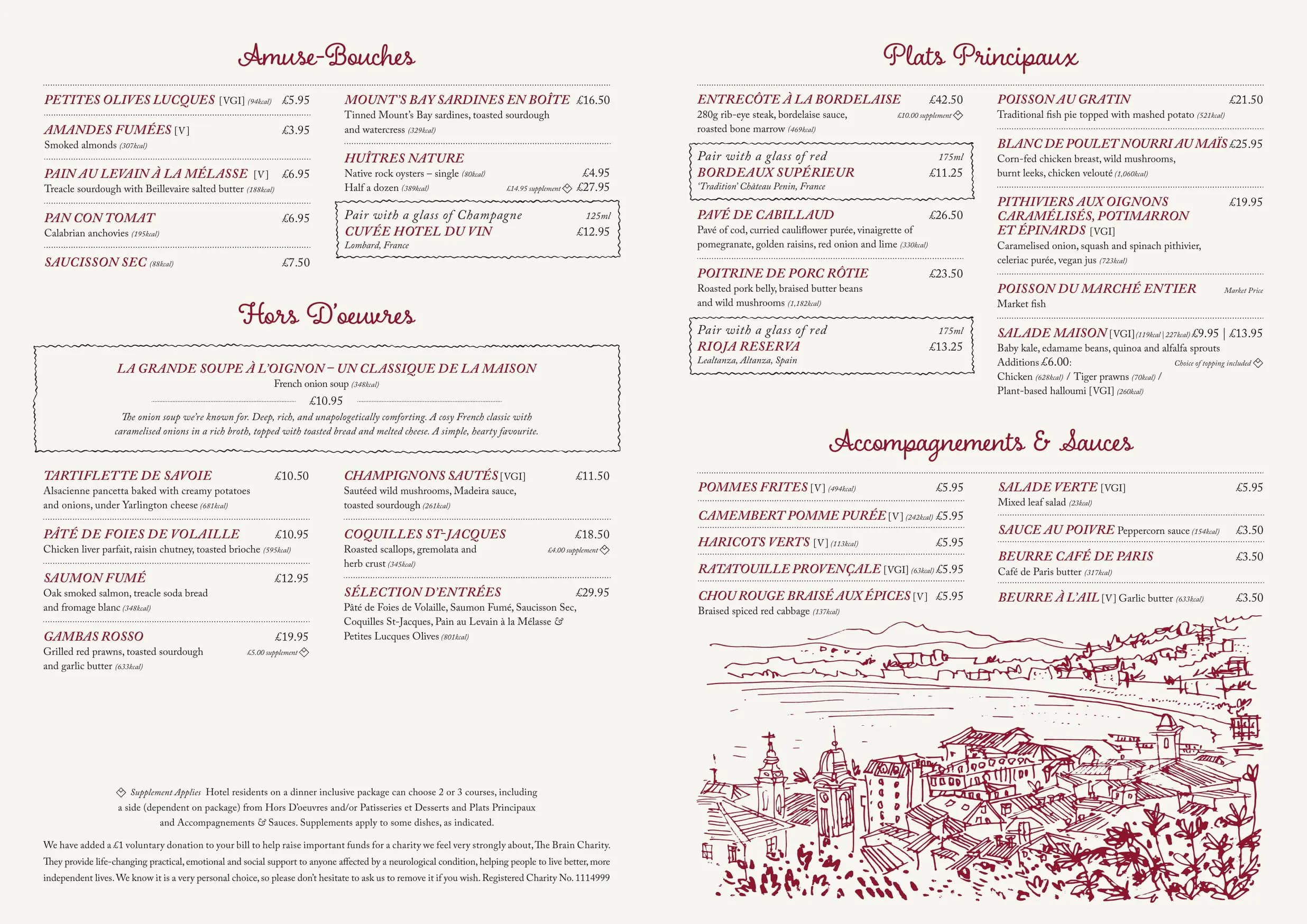 Bistro du Vin menu, page 5