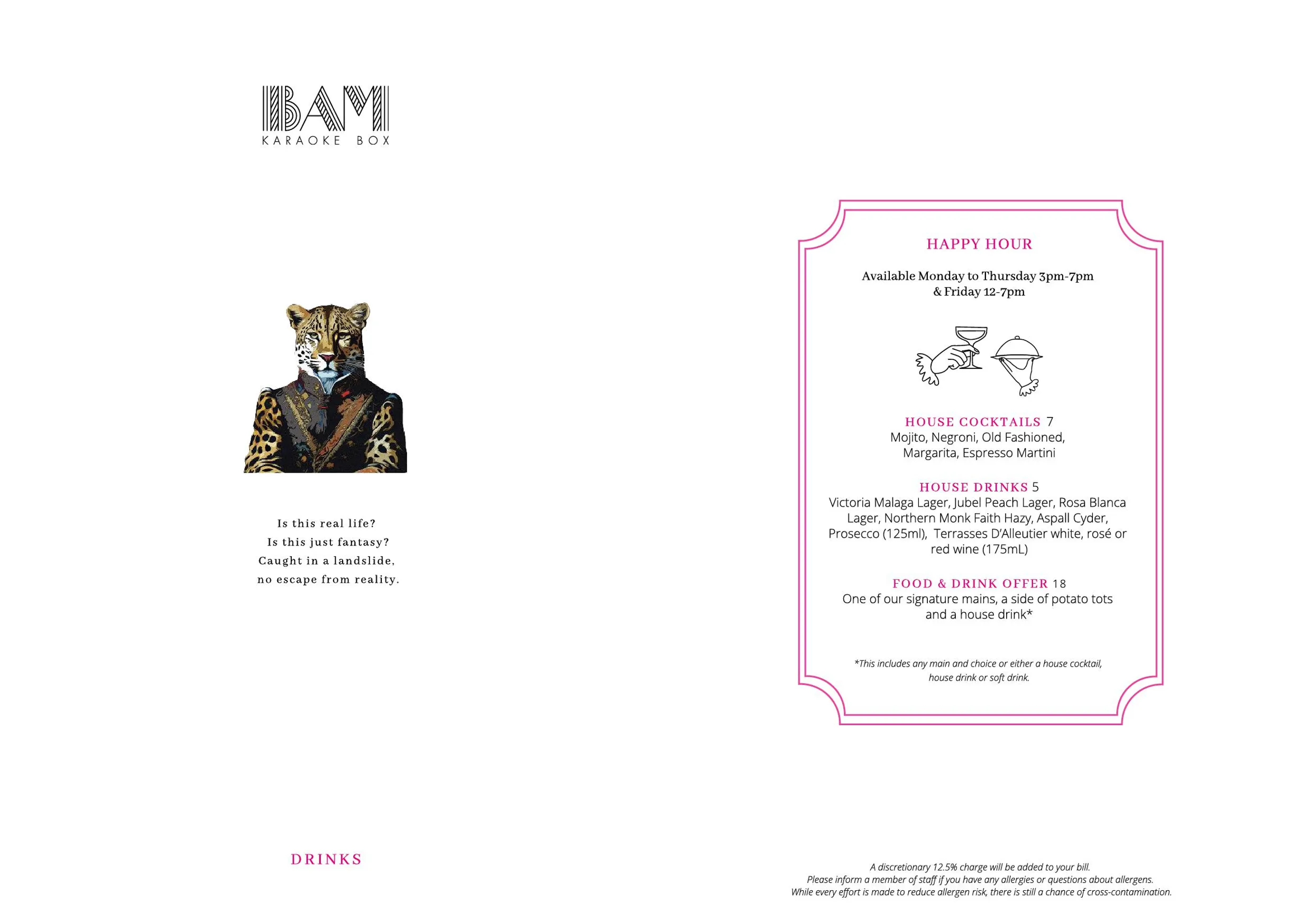 BAM Karaoke Box menu, page 4