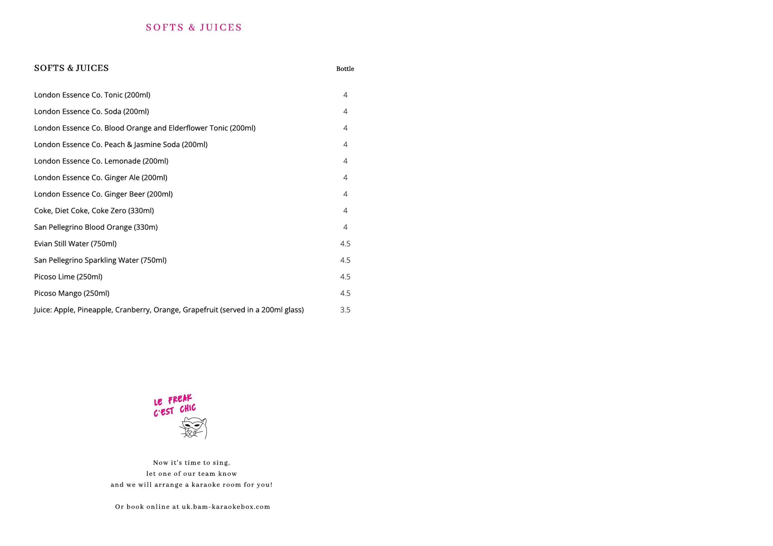 BAM Karaoke Box menu, page 9