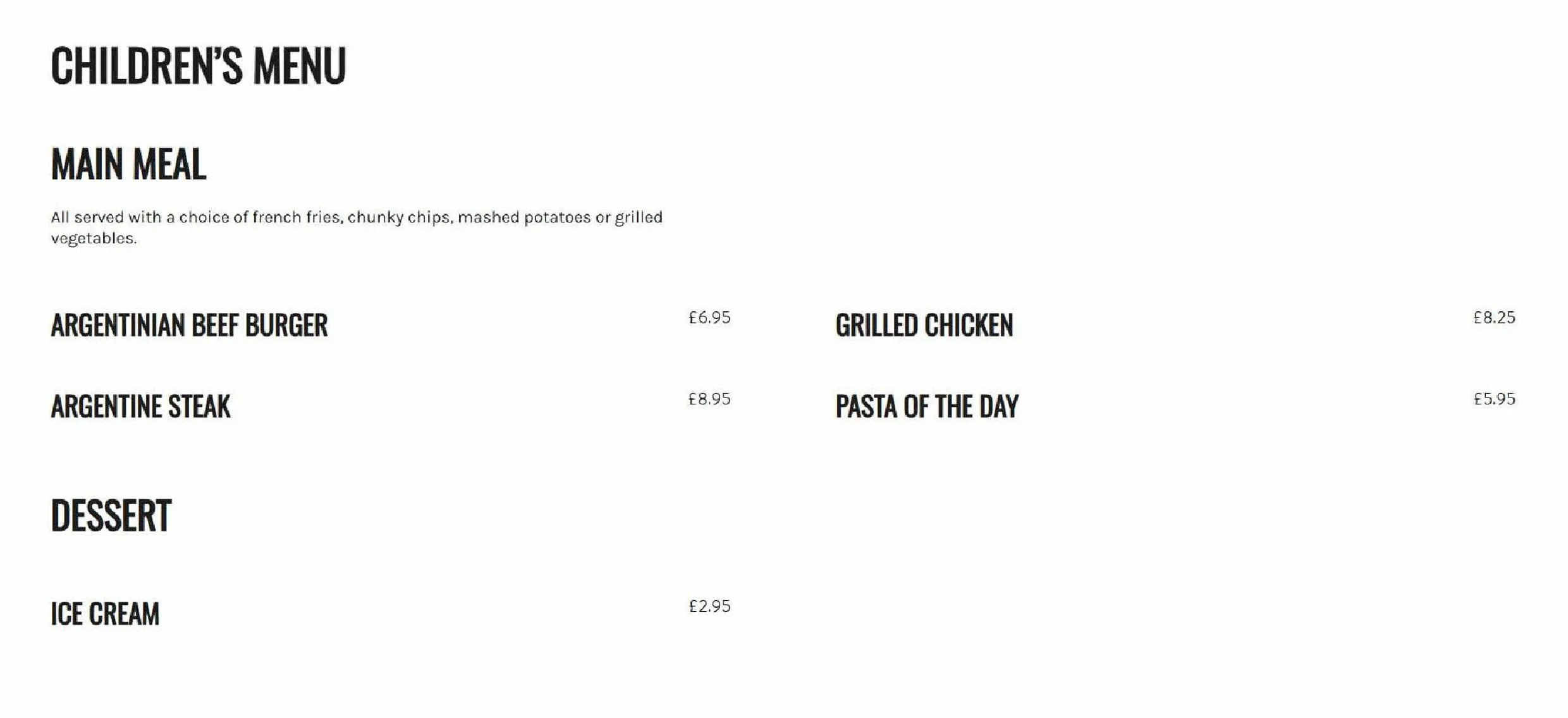Buenasado menu, page 4