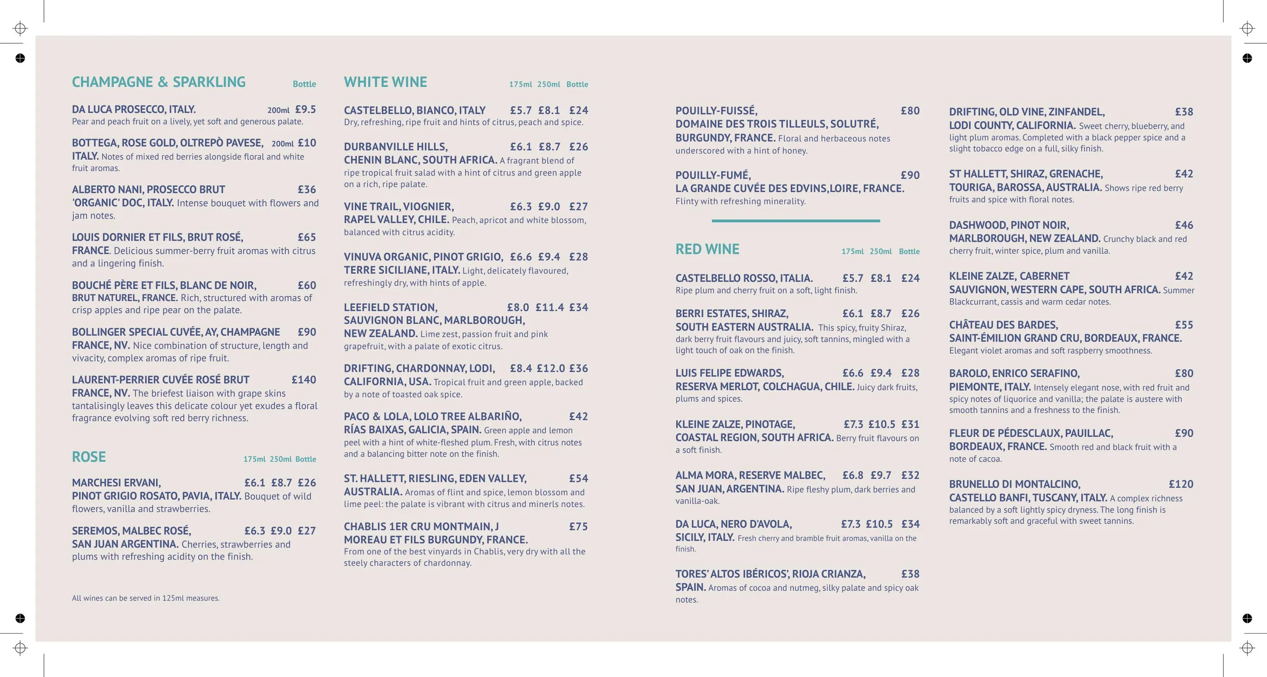 Silka Urban Indian menu, page 4