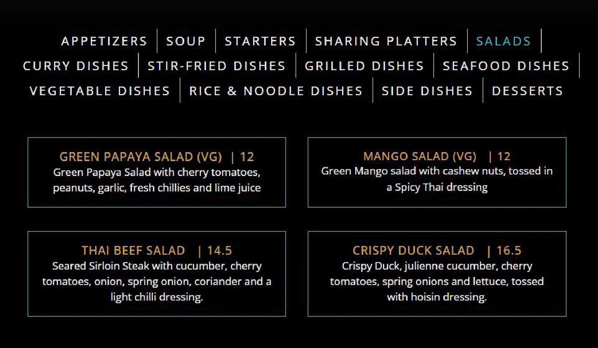 Siamais menu, page 7