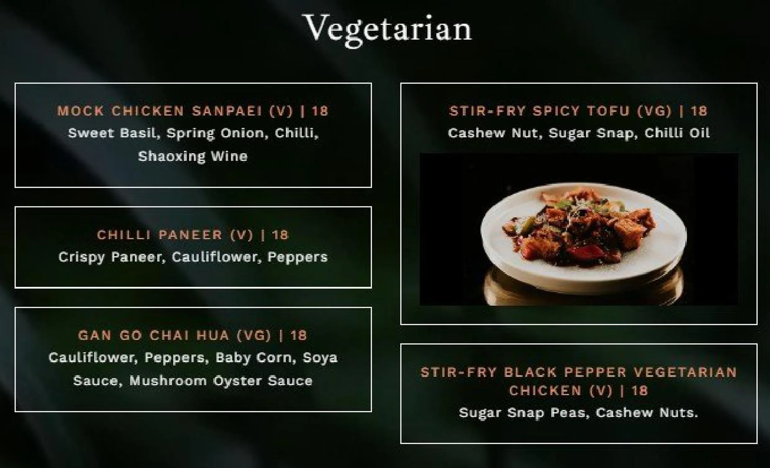 Lulu Wild menu, page 8