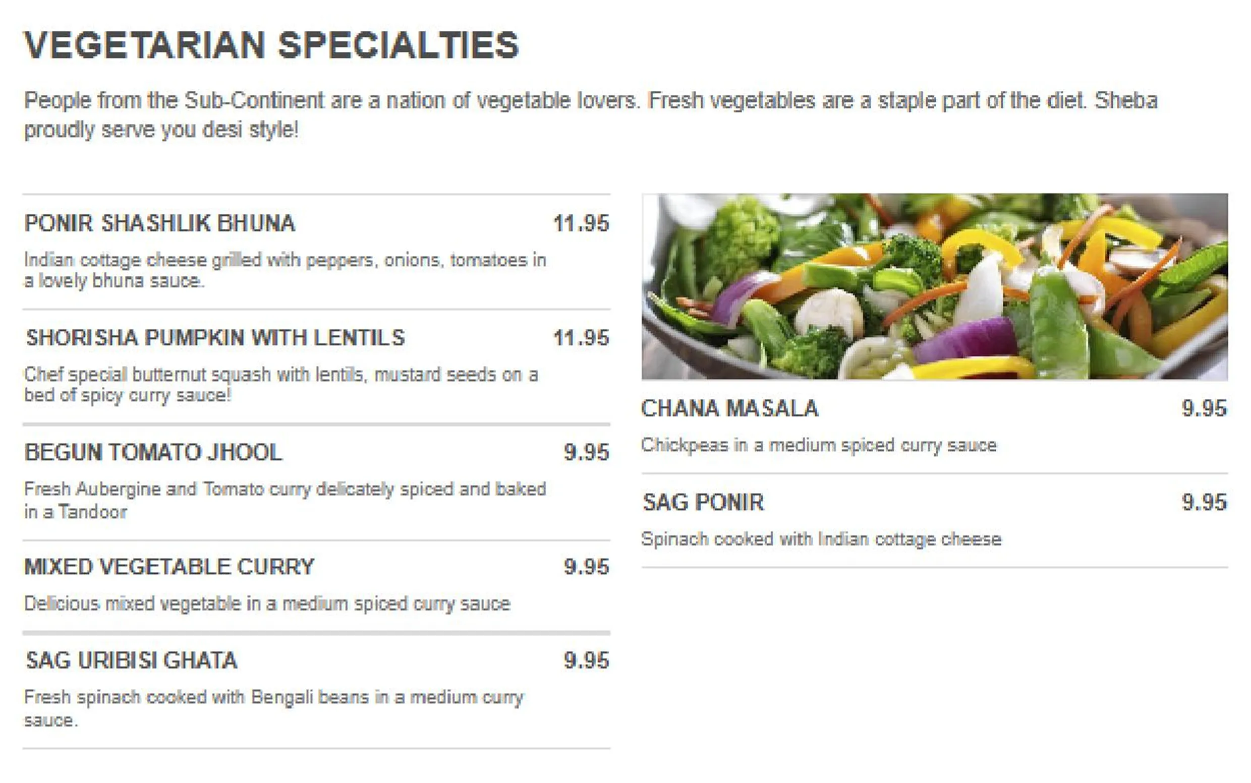 Sripur Tandoori menu, page 4