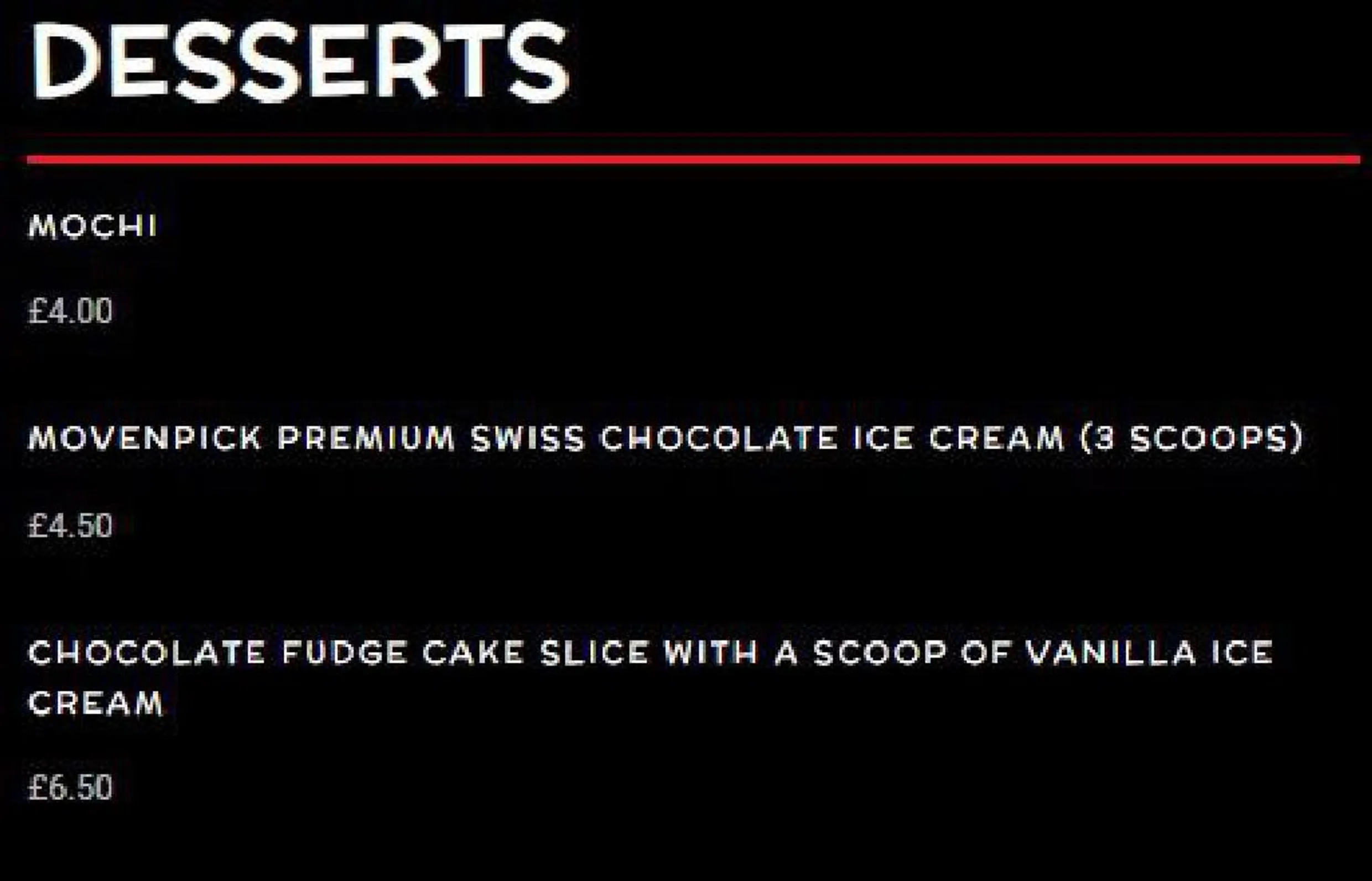 Juici Sushi menu, page 16