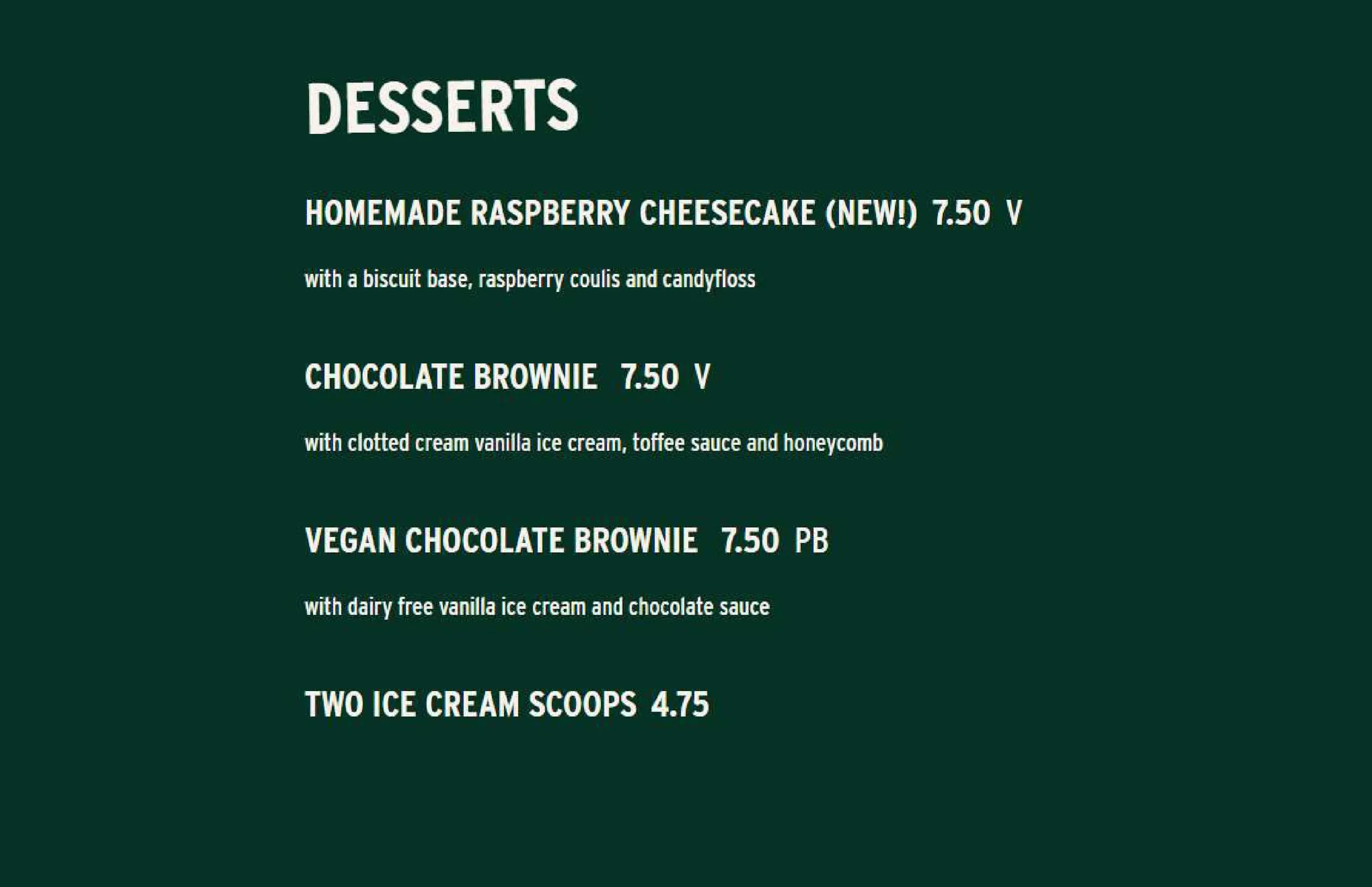 The Stable menu, page 3
