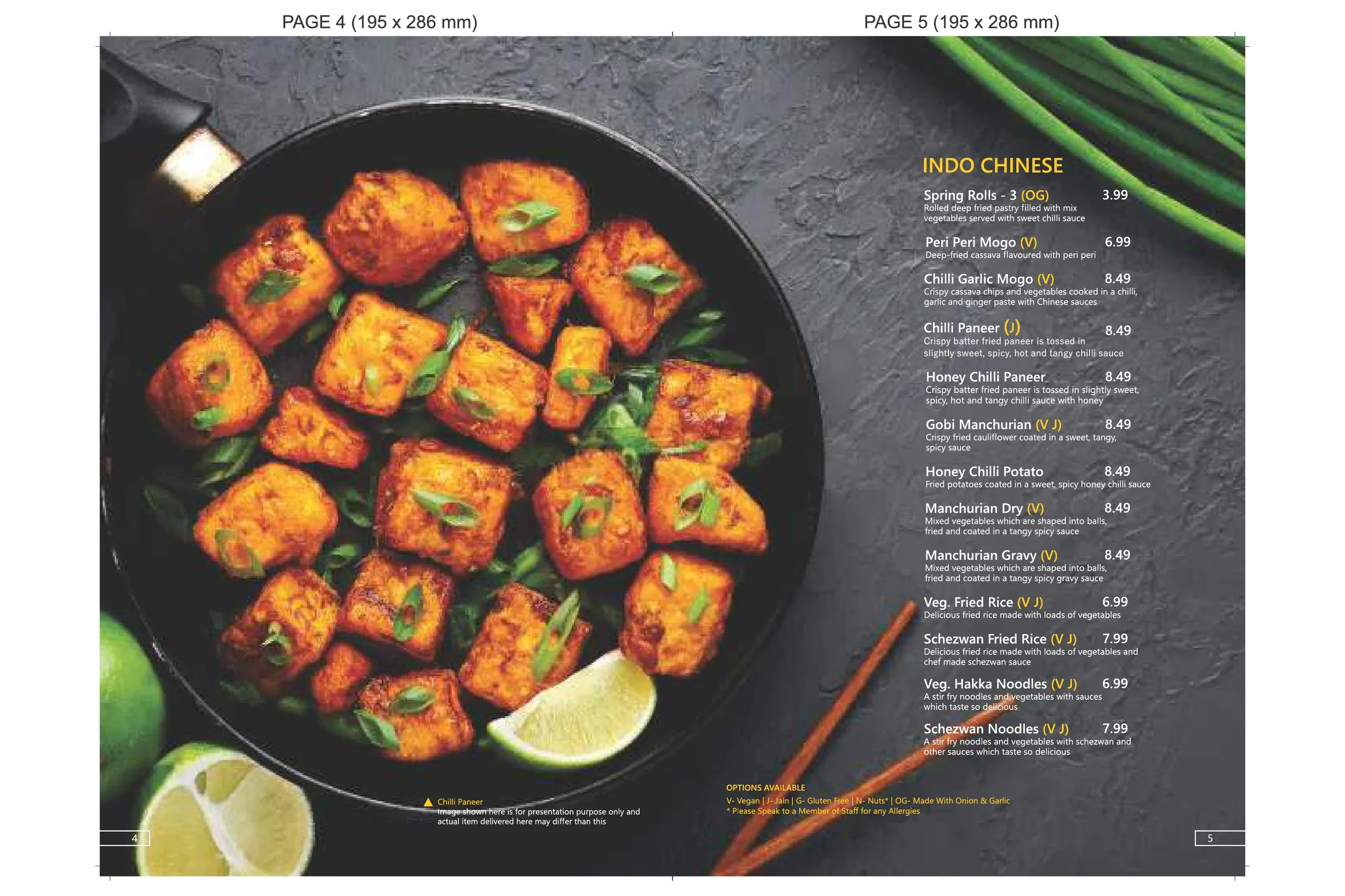 Vrindavan Vatika menu, page 4