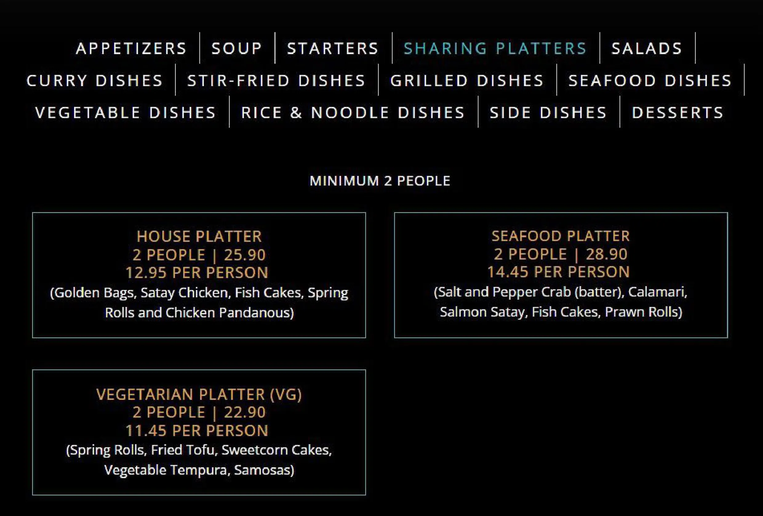 Siamais menu, page 6