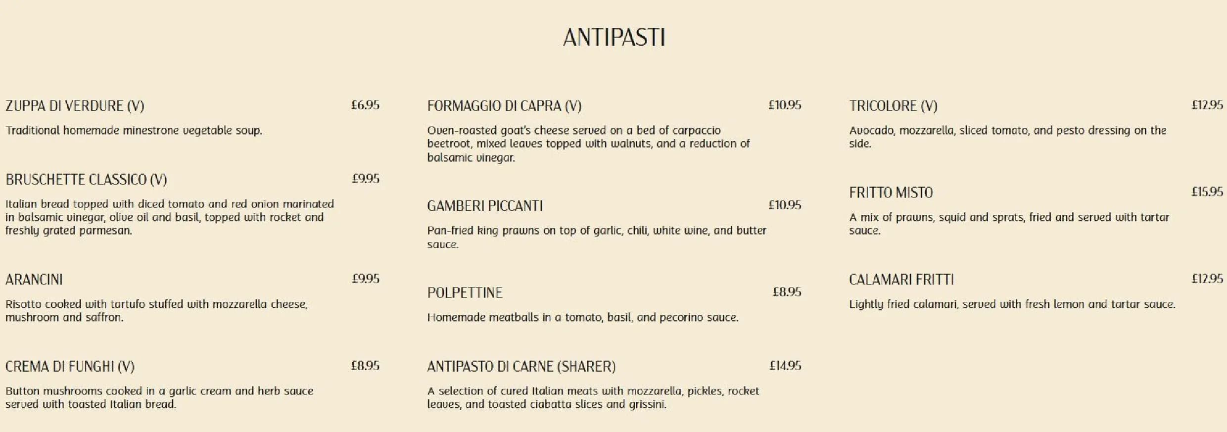 DV menu, page 2
