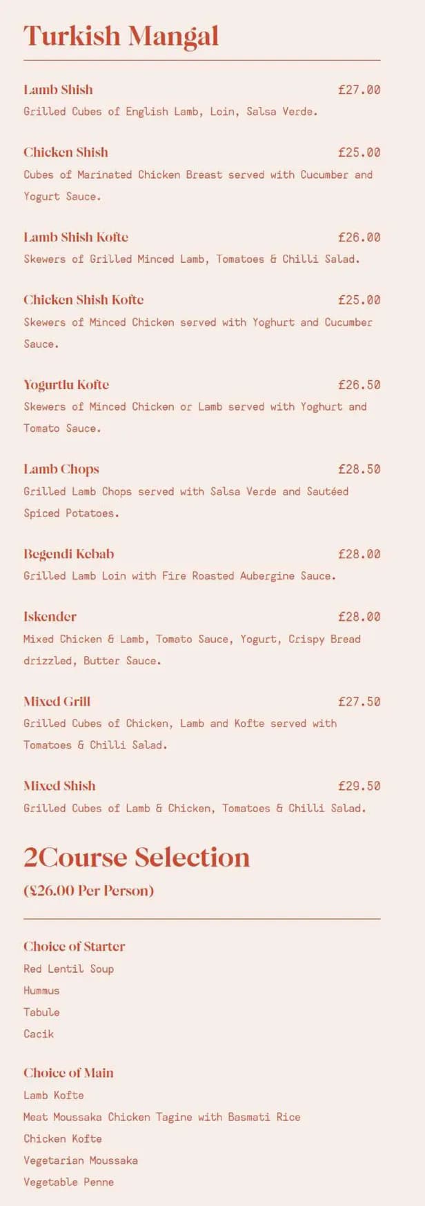 HAZ Finsbury Square menu, page 5