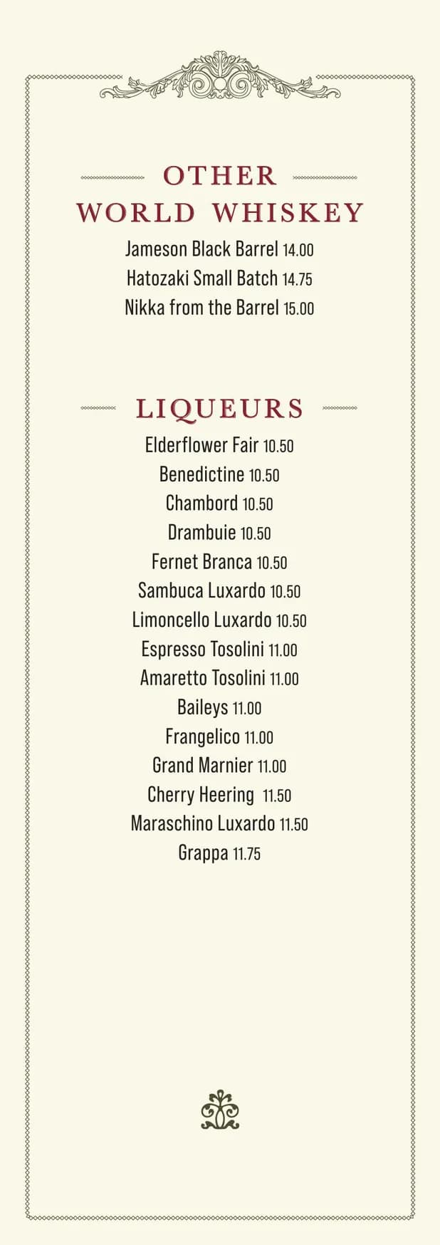 Bellanger menu, page 7