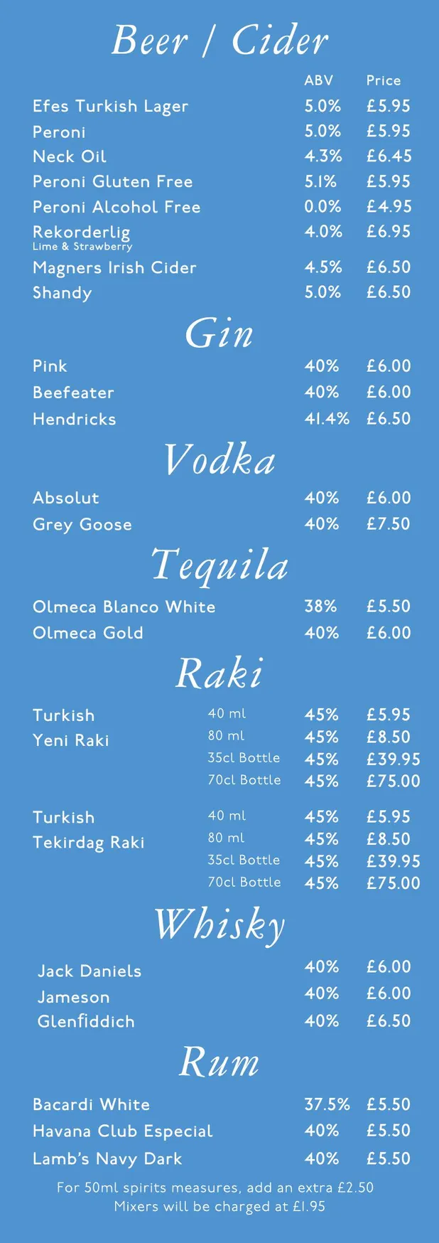 TAS Bloomsbury menu, page 10