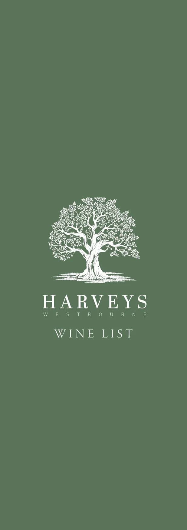 Harveys menu, page 3