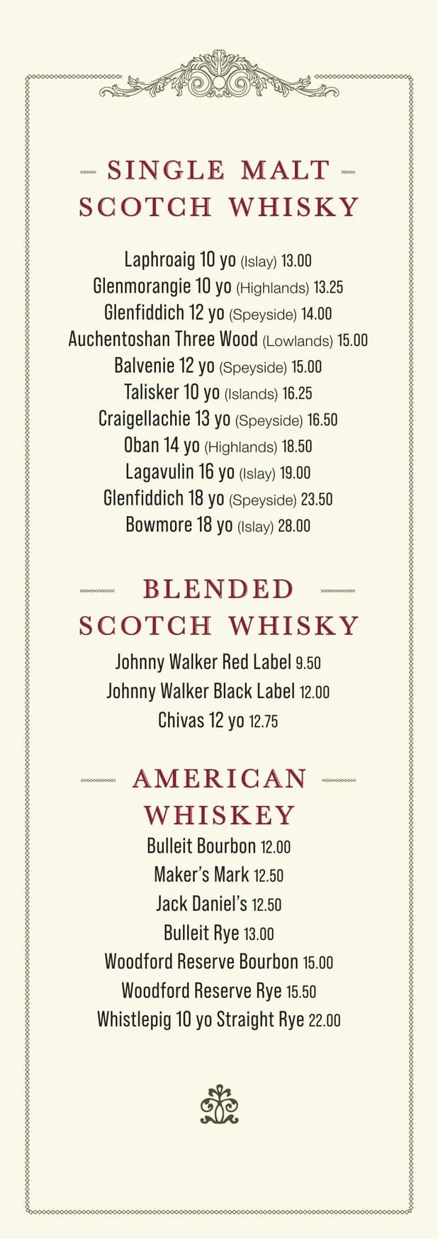 Bellanger menu, page 6