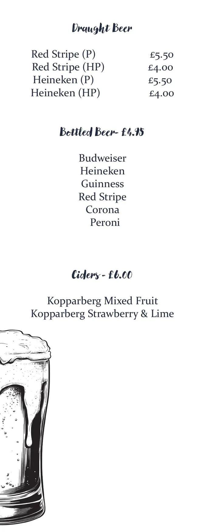 Devon House Jamaican Restaurant & Bar menu, page 19