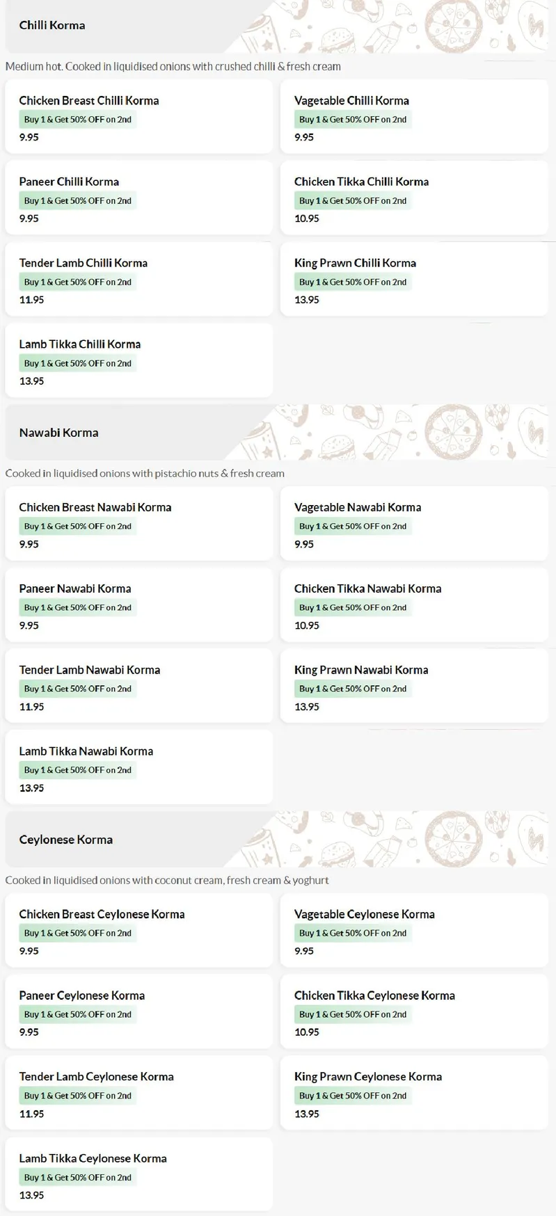 Mallroad Indian Restaurant menu, page 15
