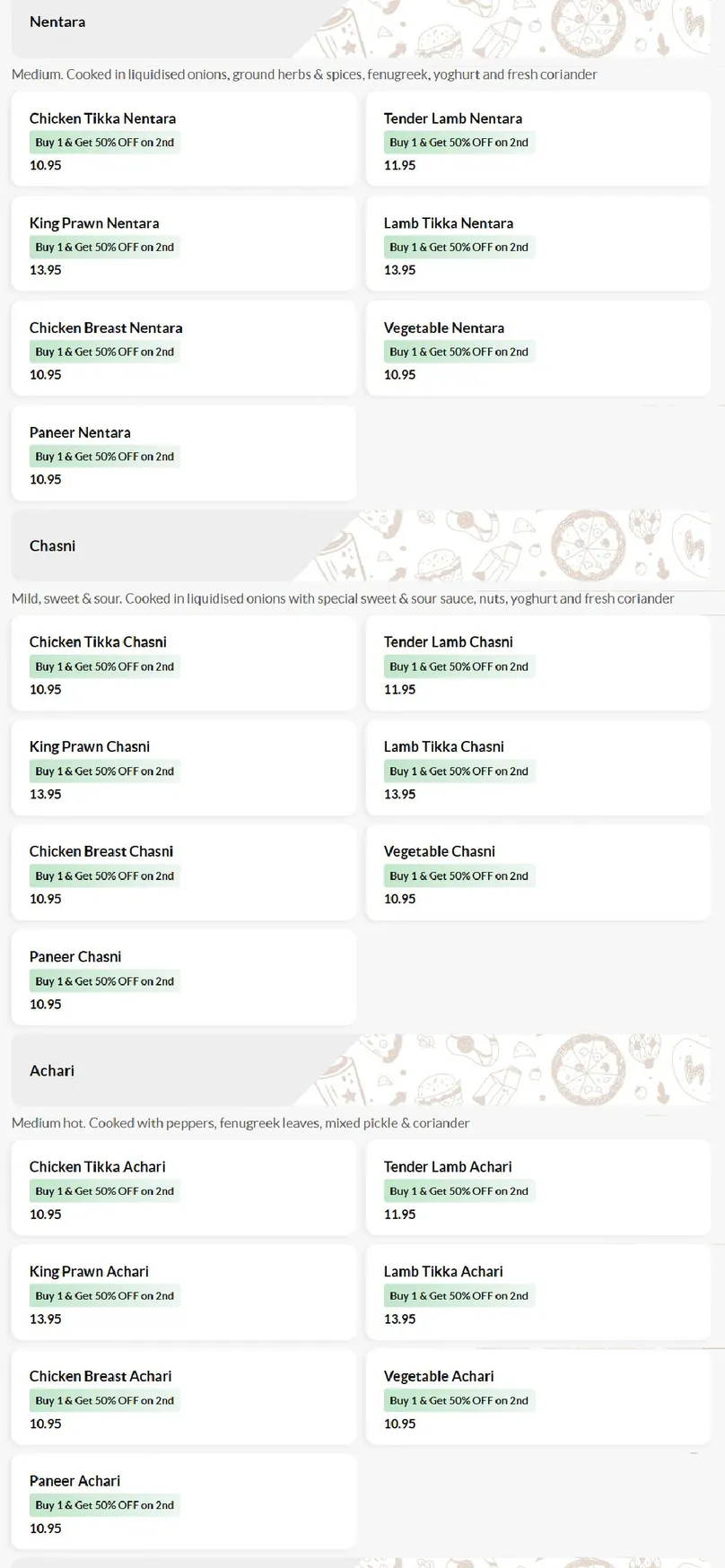 Mallroad Indian Restaurant menu, page 9