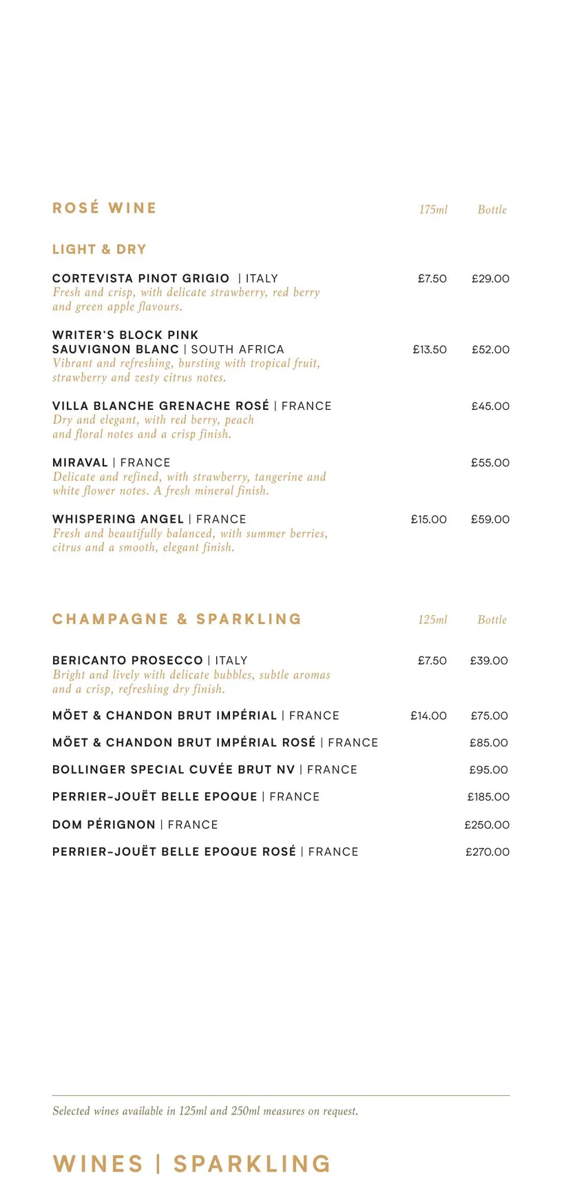 Chaophraya menu, page 14