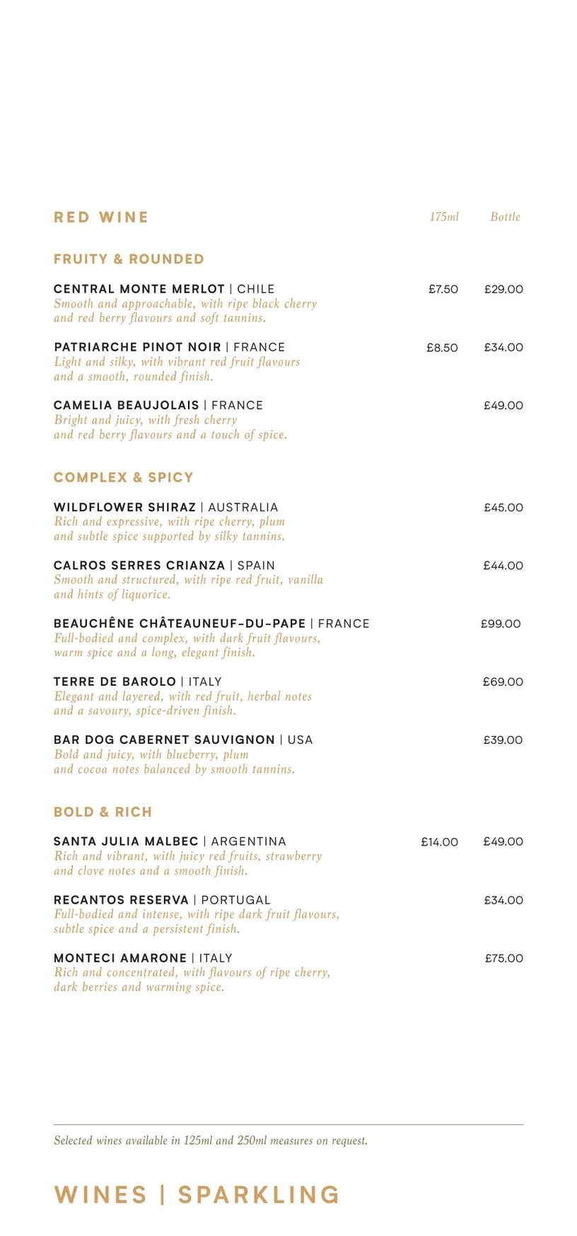 Chaophraya menu, page 12