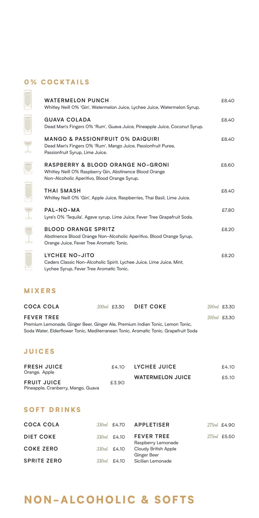 Chaophraya menu, page 11