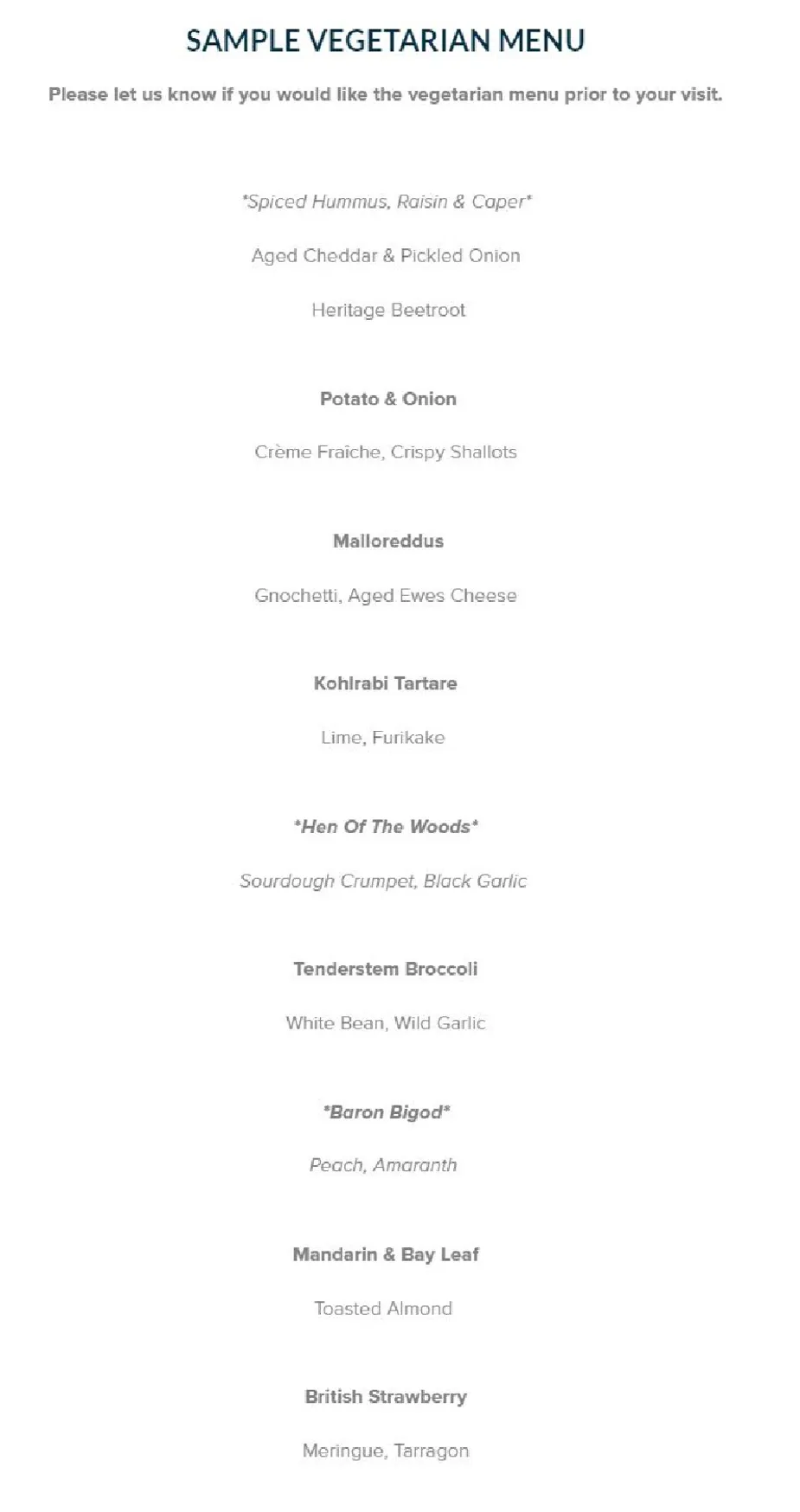Harborne Kitchen menu, page 3