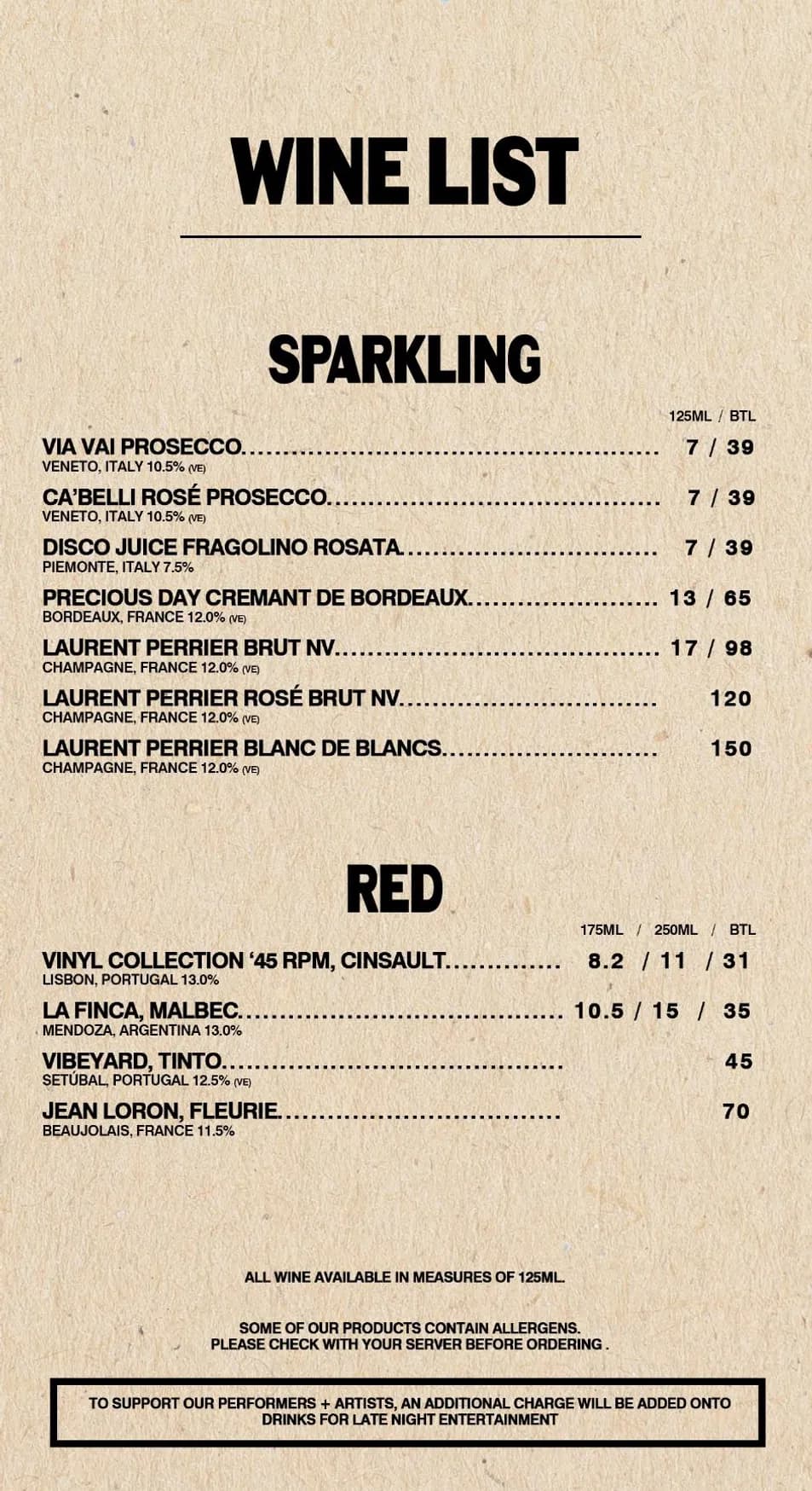 Firehouse menu, page 5