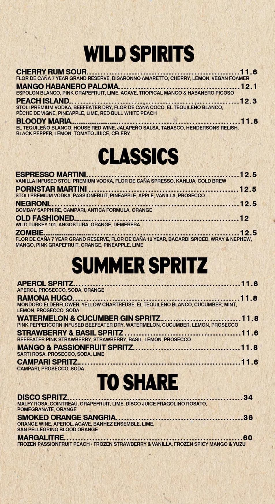 Firehouse menu, page 4