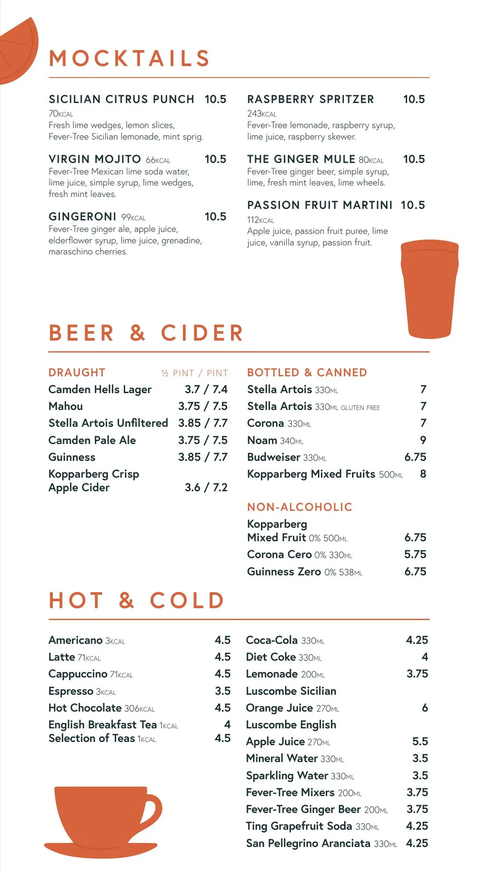 Vicinity menu, page 3
