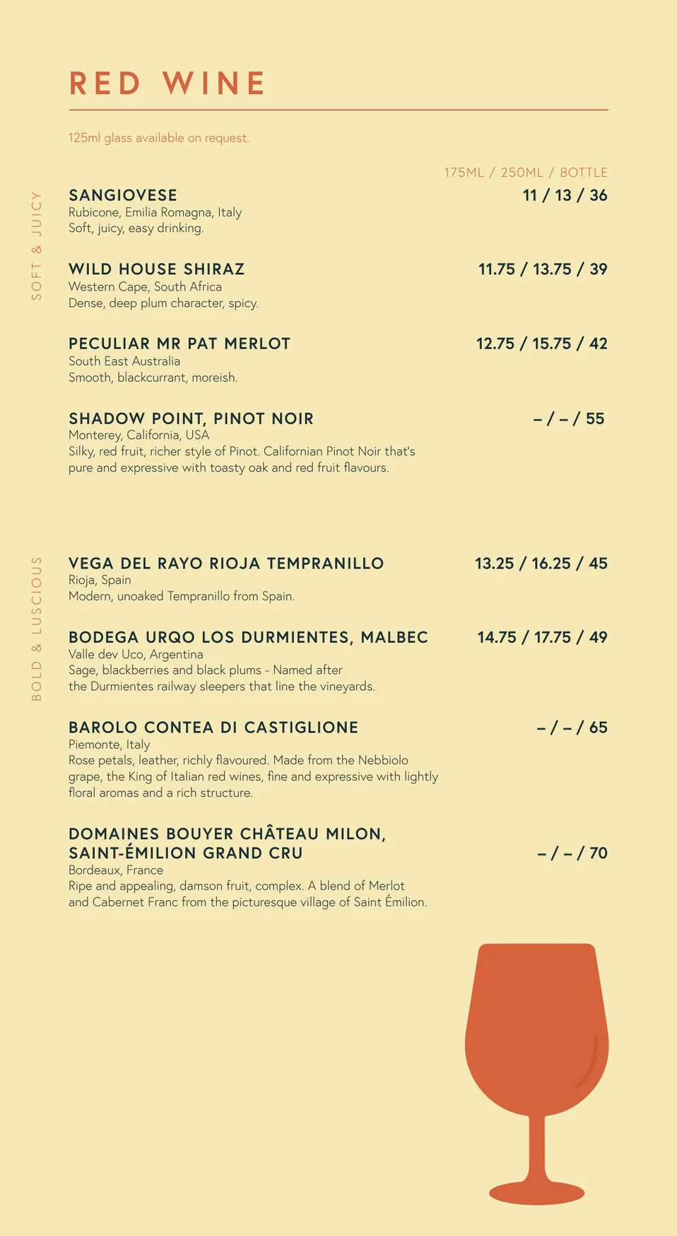 Vicinity menu, page 6