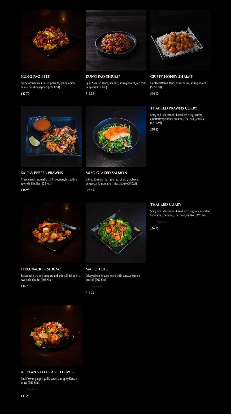 P.F. Chang's menu, page 5